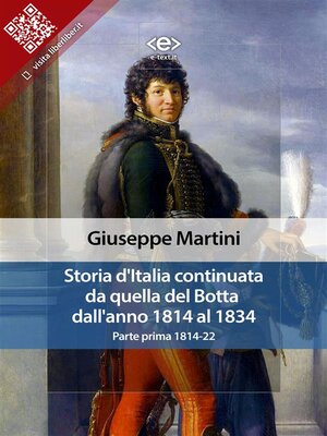 cover image of Storia d'Italia continuata da quella del Botta dall'anno 1814 al 1834